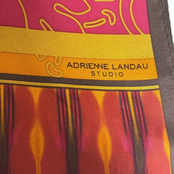 Adrienne Landau Studio Silk Scarf - Picture 2 of 7